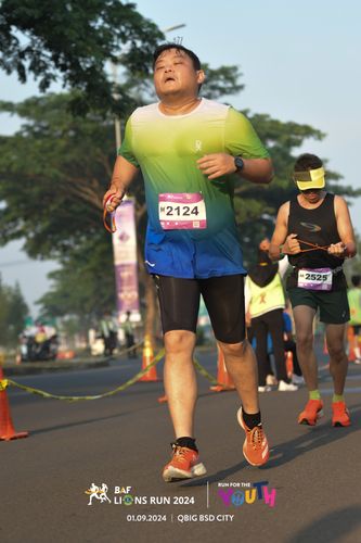 Race photo from BAF LIONS RUN 2024