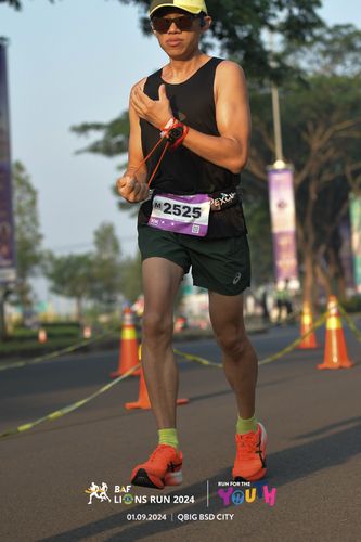 Race photo from BAF LIONS RUN 2024
