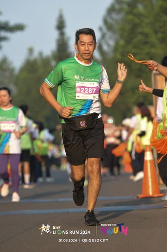 Race photo from BAF LIONS RUN 2024