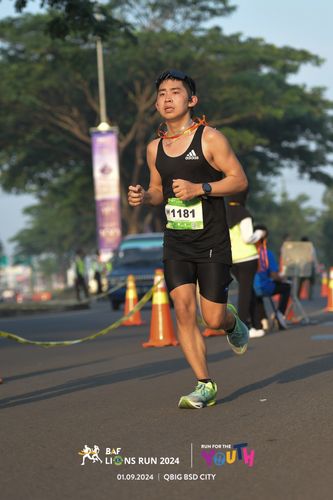 Race photo from BAF LIONS RUN 2024