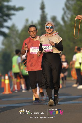 Race photo from BAF LIONS RUN 2024