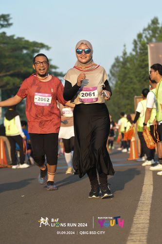 Race photo from BAF LIONS RUN 2024