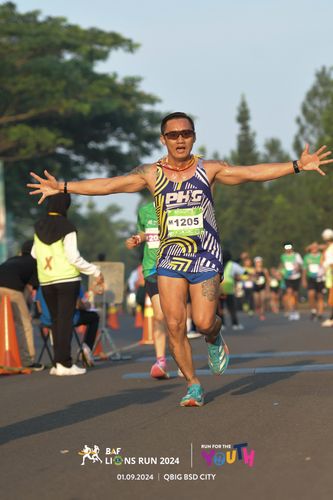 Race photo from BAF LIONS RUN 2024