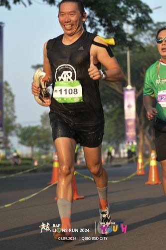 Race photo from BAF LIONS RUN 2024