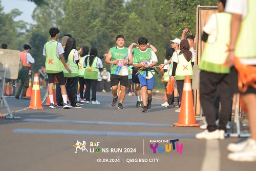 Race photo from BAF LIONS RUN 2024