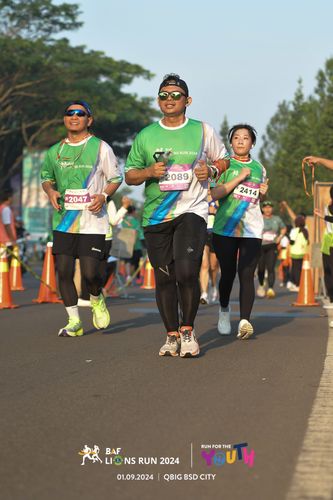 Race photo from BAF LIONS RUN 2024