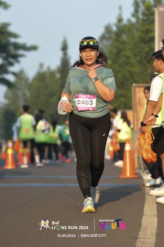 Race photo from BAF LIONS RUN 2024