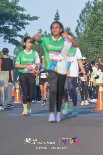 Race photo from BAF LIONS RUN 2024
