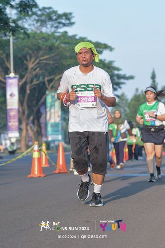 Race photo from BAF LIONS RUN 2024