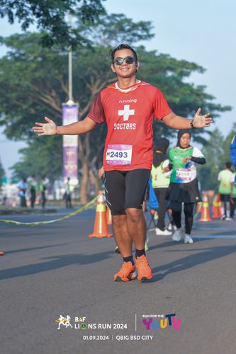Race photo from BAF LIONS RUN 2024