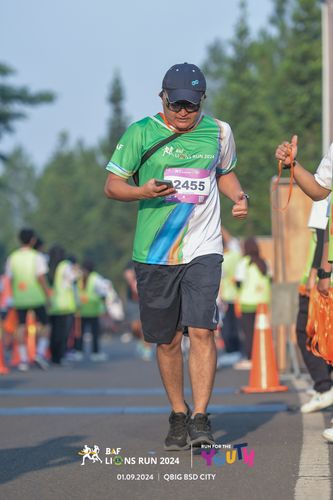 Race photo from BAF LIONS RUN 2024