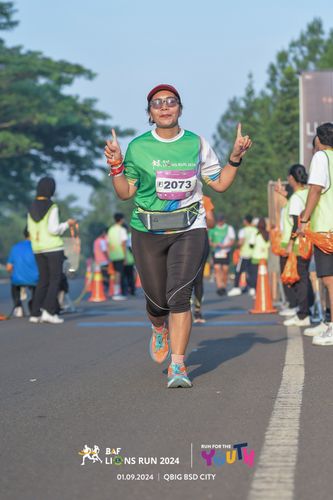 Race photo from BAF LIONS RUN 2024