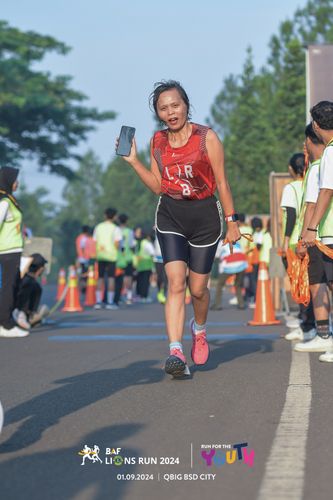 Race photo from BAF LIONS RUN 2024