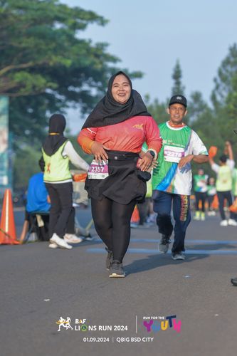 Race photo from BAF LIONS RUN 2024