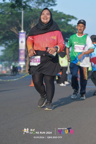 Race photo from BAF LIONS RUN 2024