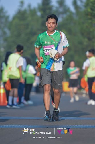 Race photo from BAF LIONS RUN 2024