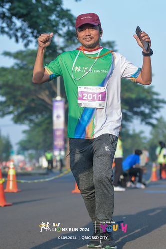 Race photo from BAF LIONS RUN 2024
