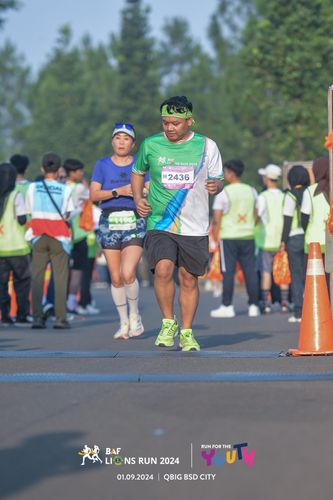 Race photo from BAF LIONS RUN 2024