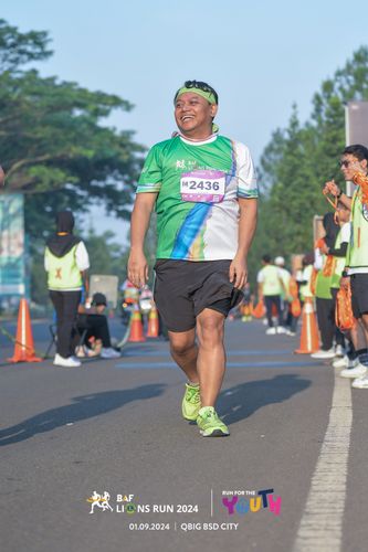 Race photo from BAF LIONS RUN 2024