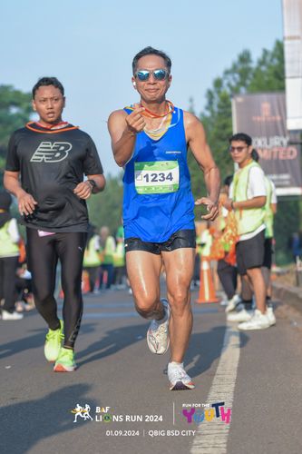 Race photo from BAF LIONS RUN 2024