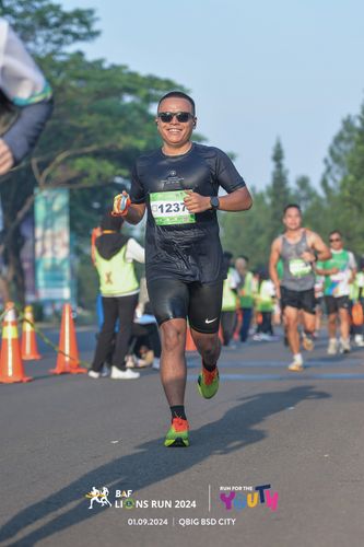 Race photo from BAF LIONS RUN 2024