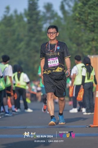 Race photo from BAF LIONS RUN 2024