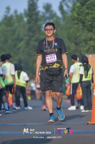 Race photo from BAF LIONS RUN 2024