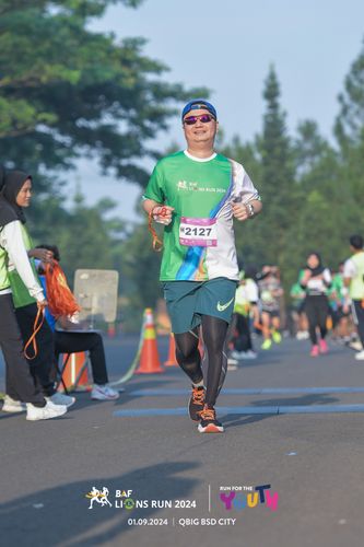 Race photo from BAF LIONS RUN 2024