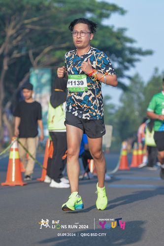 Race photo from BAF LIONS RUN 2024