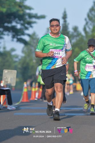 Race photo from BAF LIONS RUN 2024