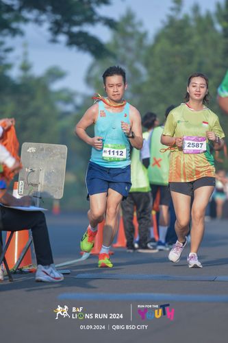 Race photo from BAF LIONS RUN 2024