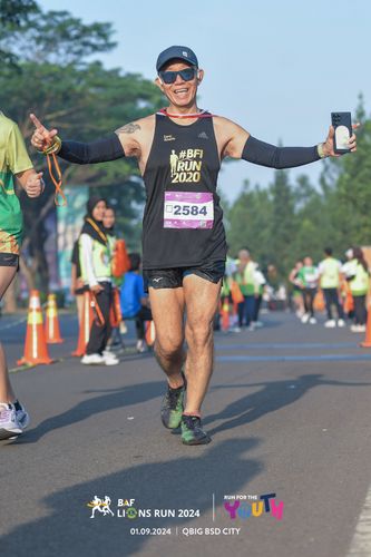 Race photo from BAF LIONS RUN 2024