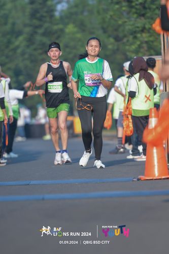 Race photo from BAF LIONS RUN 2024