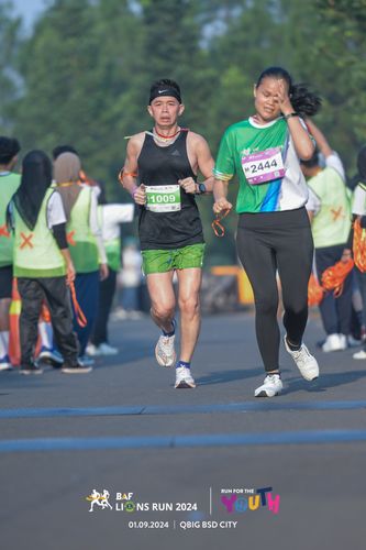 Race photo from BAF LIONS RUN 2024