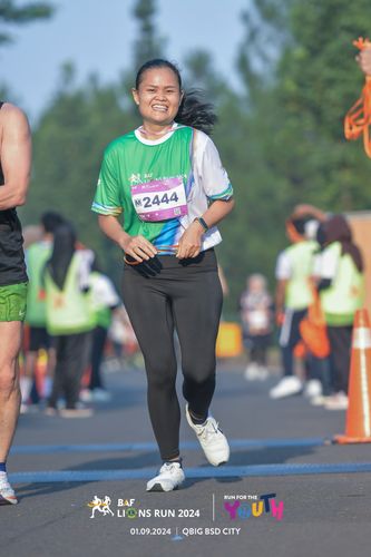 Race photo from BAF LIONS RUN 2024