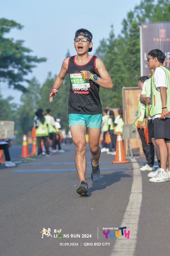 Race photo from BAF LIONS RUN 2024