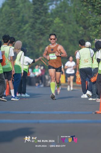 Race photo from BAF LIONS RUN 2024