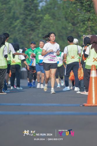 Race photo from BAF LIONS RUN 2024
