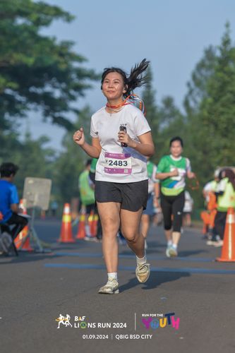 Race photo from BAF LIONS RUN 2024