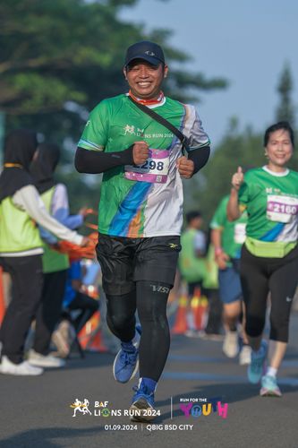 Race photo from BAF LIONS RUN 2024