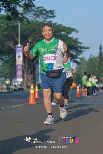 Race photo from BAF LIONS RUN 2024