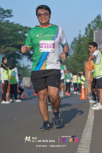 Race photo from BAF LIONS RUN 2024