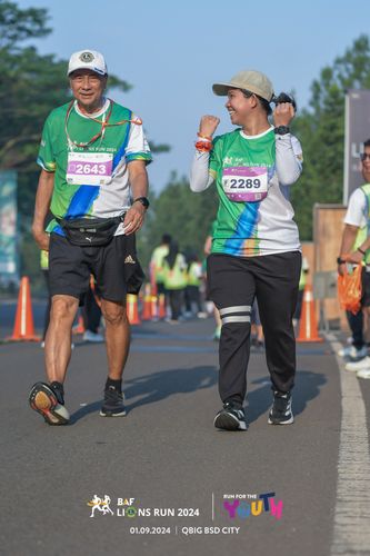 Race photo from BAF LIONS RUN 2024