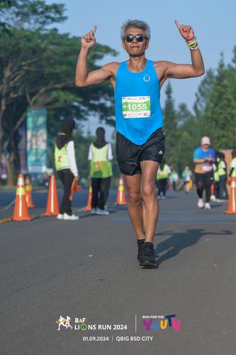 Race photo from BAF LIONS RUN 2024