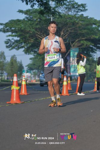 Race photo from BAF LIONS RUN 2024