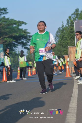 Race photo from BAF LIONS RUN 2024