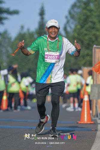 Race photo from BAF LIONS RUN 2024