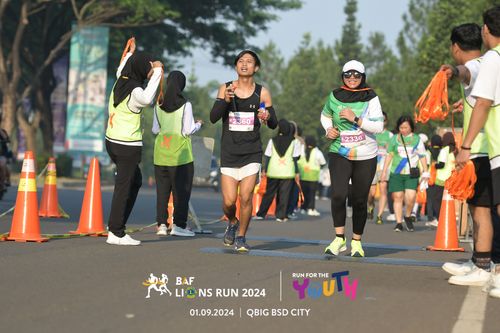 Race photo from BAF LIONS RUN 2024