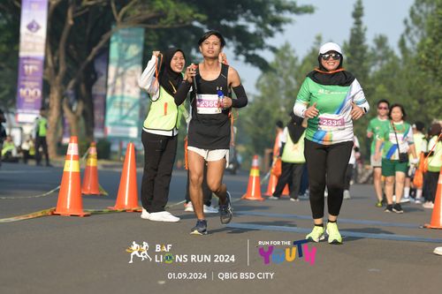 Race photo from BAF LIONS RUN 2024