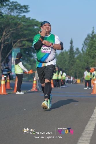 Race photo from BAF LIONS RUN 2024